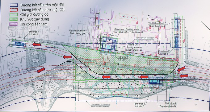 Hà Nội trưng bày phối cảnh ga tàu điện ngầm cạnh Hồ Gươm ảnh 10