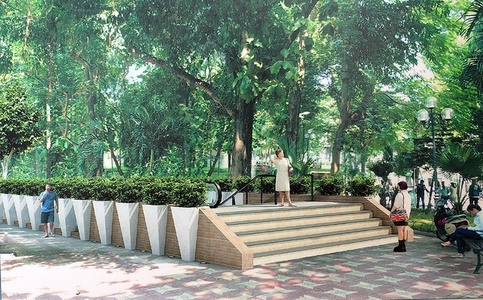 Hà Nội trưng bày phối cảnh ga tàu điện ngầm cạnh Hồ Gươm ảnh 6