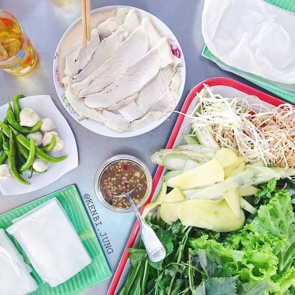 4 địa chỉ bánh tráng thịt heo ngon ở Đà Nẵng ảnh 4