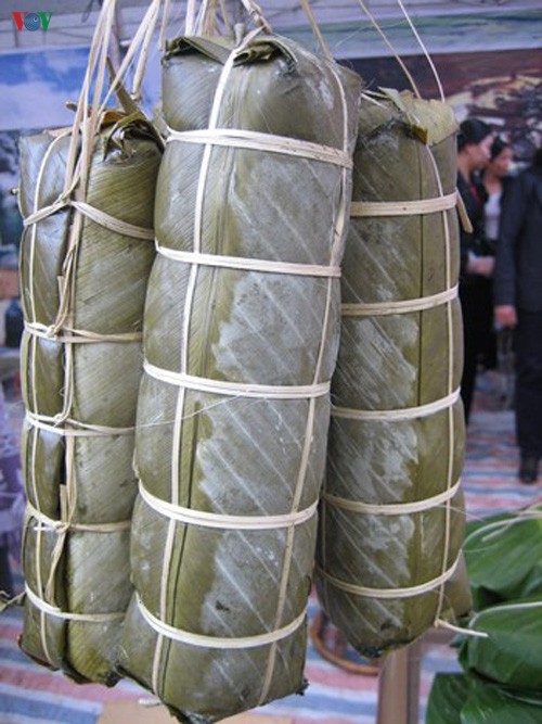 Bánh chưng ngày Tết của người Thái đen Tây Bắc ảnh 1 Bánh chưng ngày Tết của người Thái đen Tây Bắc ảnh 1