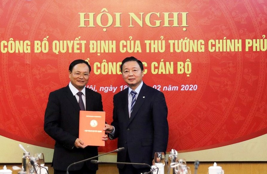 Bổ nhiệm hai Thứ trưởng tại Bộ Tài nguyên và Môi trường ảnh 1 Bổ nhiệm hai Thứ trưởng tại Bộ Tài nguyên và Môi trường ảnh 1