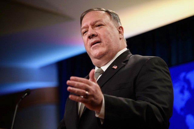 Ngoại trưởng Mỹ Mike Pompeo (Ảnh: AP). Ngoại trưởng Mỹ Mike Pompeo (Ảnh: AP).