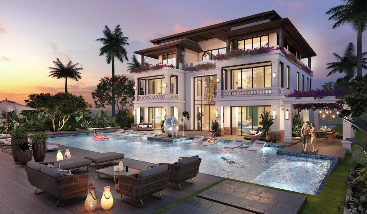 Mẫu biệt thự mang phong cách Indochine tại dự án Sunshine Heritage ở Hà Nội. Mẫu biệt thự mang phong cách Indochine tại dự án Sunshine Heritage ở Hà Nội.