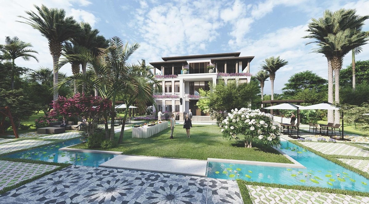 Một trong những biệt thự siêu VIP tại dự án ở Hà Nội, thuộc dòng Sunshine Heritage của Sunshine Group. Một trong những biệt thự siêu VIP tại dự án ở Hà Nội, thuộc dòng Sunshine Heritage của Sunshine Group.