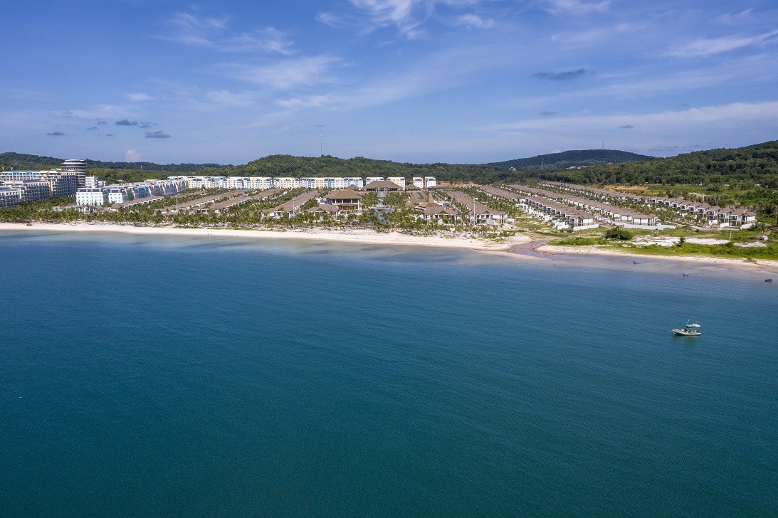 Toàn cảnh khu nghỉ dưỡng New World Phu Quoc Resort.