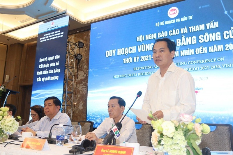 Bí thư Thành ủy Cần Thơ Lê Quang Mạnh kỳ vọng, Quy hoạch vùng ĐBSCL sẽ giúp các địa phương trong vùng ĐBSCL có cơ hội để liên kết phát triển. Bí thư Thành ủy Cần Thơ Lê Quang Mạnh kỳ vọng, Quy hoạch vùng ĐBSCL sẽ giúp các địa phương trong vùng ĐBSCL có cơ hội để liên kết phát triển.