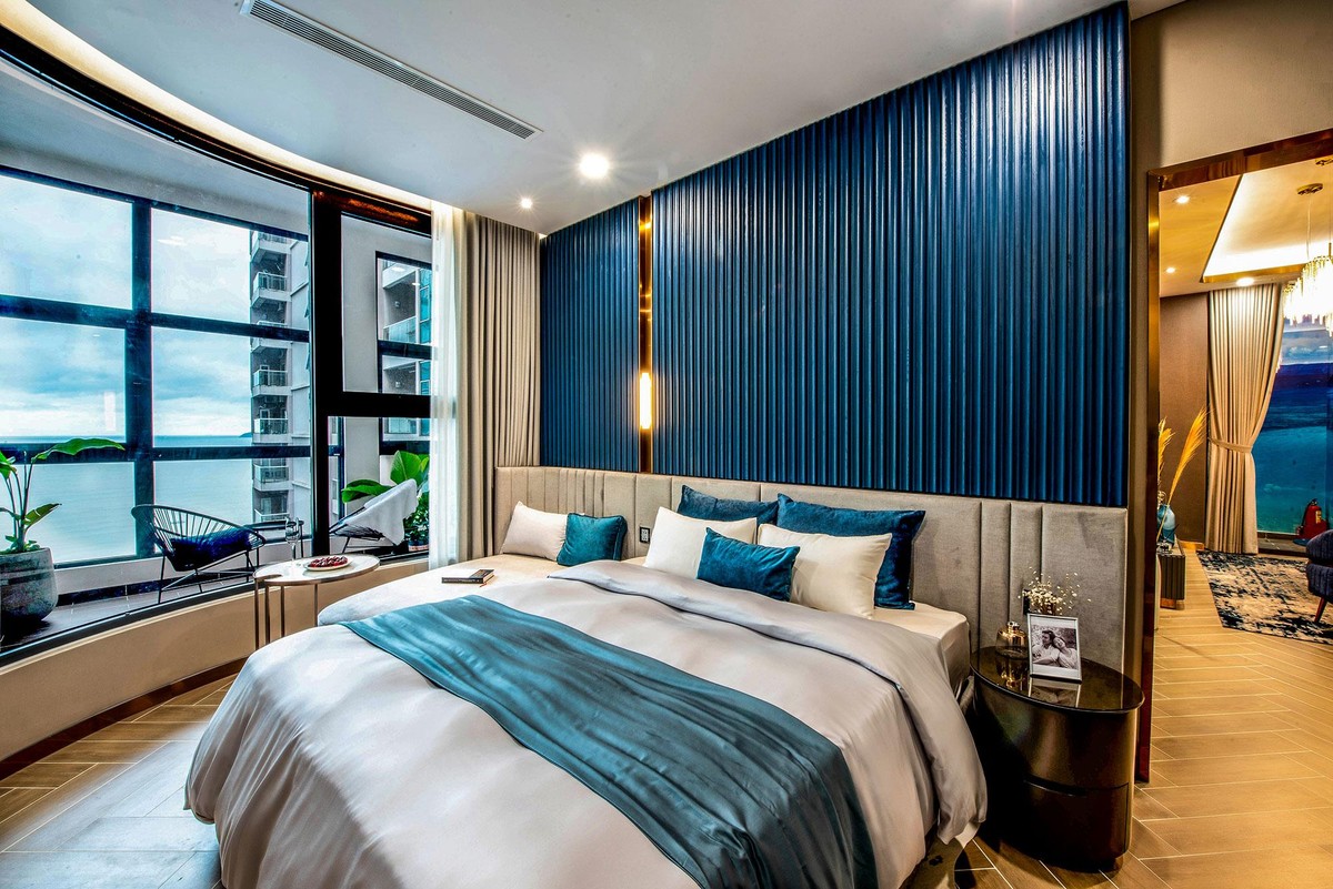 Căn hộ được trang bị nội thất cao cấp, quý giá mở ra không gian sống đỉnh cao của các chủ nhân tương lai The Aston Luxury Residence.