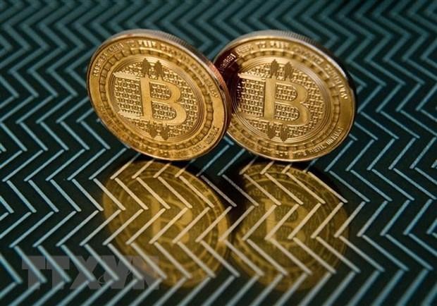 Đồng tiền kỹ thuật số Bitcoin. (Ảnh: AFP/TTXVN).