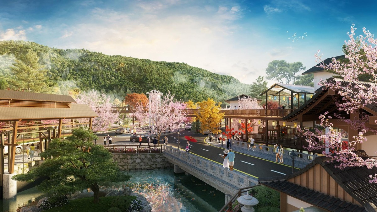 Sun Onsen Village - Limited Edition là mảnh ghép tạo nên bức tranh toàn cảnh &apos;thị trấn nghỉ dưỡng phong cách Nhật Bản&apos; tại Quang Hanh.