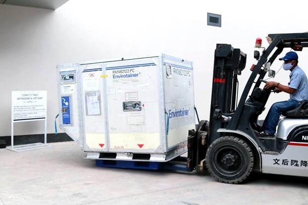 Những liều vắcxin phòng COVID-19 của AstraZeneca đã được nhập về Việt Nam. (Ảnh: PV/Vietnam+). Những liều vắcxin phòng COVID-19 của AstraZeneca đã được nhập về Việt Nam. (Ảnh: PV/Vietnam+).