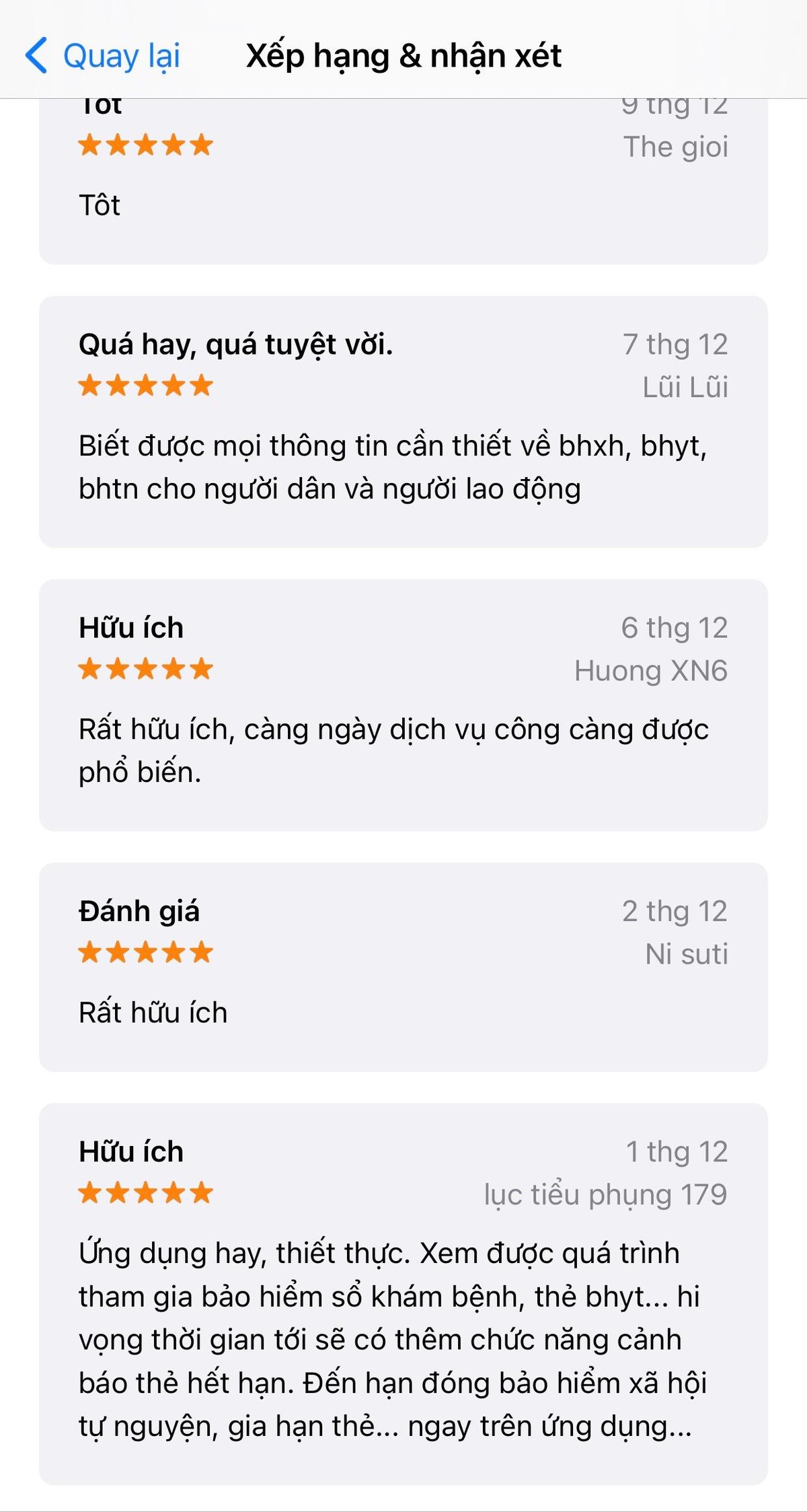 Ứng dụng VssID nhận được nhiều phản hồi tích cực từ người dùng. Ứng dụng VssID nhận được nhiều phản hồi tích cực từ người dùng.
