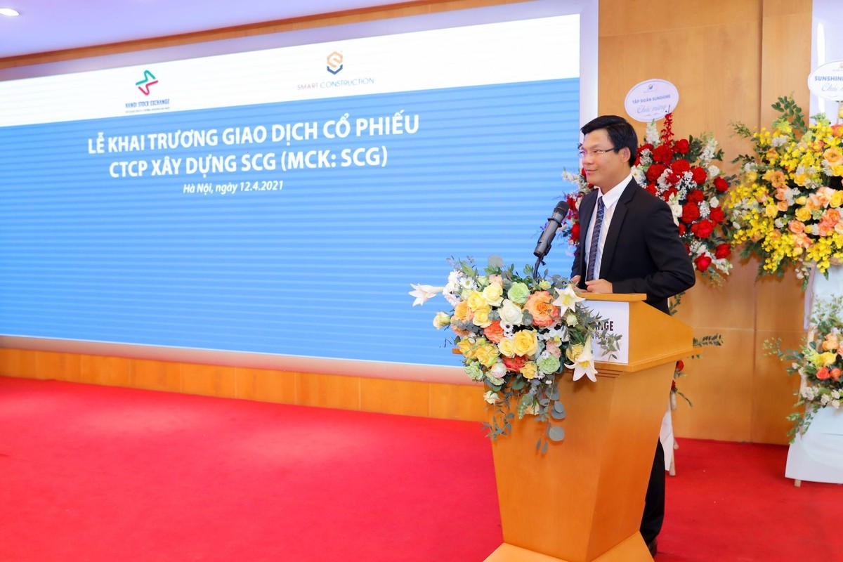 Ông Lê Văn Nam - TGĐ CTCP Xây dựng SCG phát biểu tại sự kiện. Ông Lê Văn Nam - TGĐ CTCP Xây dựng SCG phát biểu tại sự kiện.