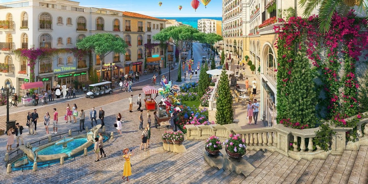 The Center mang đậm kiến trúc Địa Trung Hải phóng khoáng. The Center mang đậm kiến trúc Địa Trung Hải phóng khoáng.