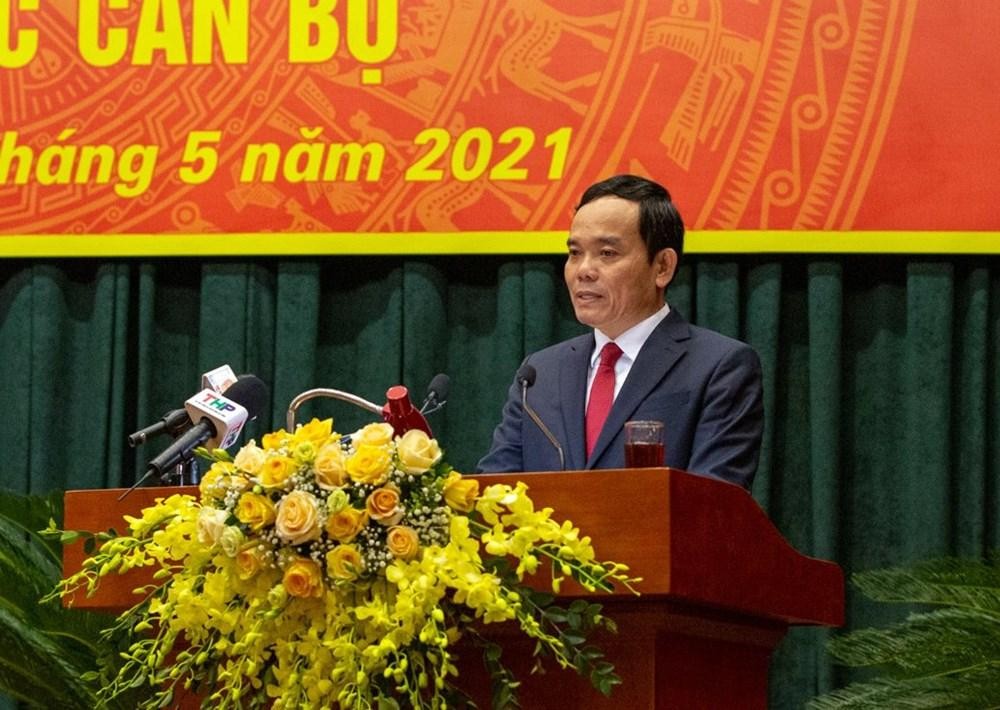 Đồng chí Trần Lưu Quang phát biểu nhận nhiệm vụ. Đồng chí Trần Lưu Quang phát biểu nhận nhiệm vụ.