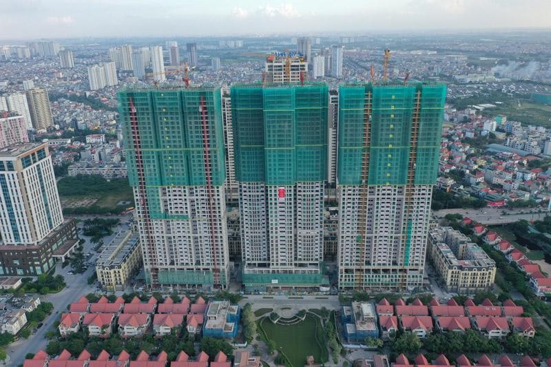 Dự án The Terra – An Hưng đã hoàn thành cất nóc cuối năm 2020. (Ảnh: VPI). Dự án The Terra – An Hưng đã hoàn thành cất nóc cuối năm 2020. (Ảnh: VPI).