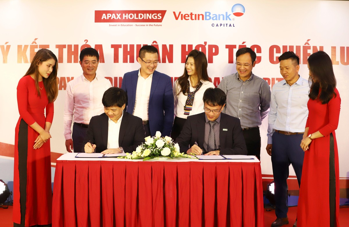 Apax Holdings ký thỏa thuận hợp tác chiến lược với Vietinbank Capital. Apax Holdings ký thỏa thuận hợp tác chiến lược với Vietinbank Capital.