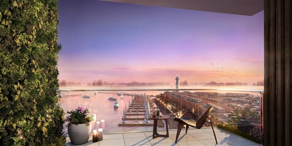 Ban công và tầm nhìn trác tuyệt của căn hộ. Ban công và tầm nhìn trác tuyệt của căn hộ.