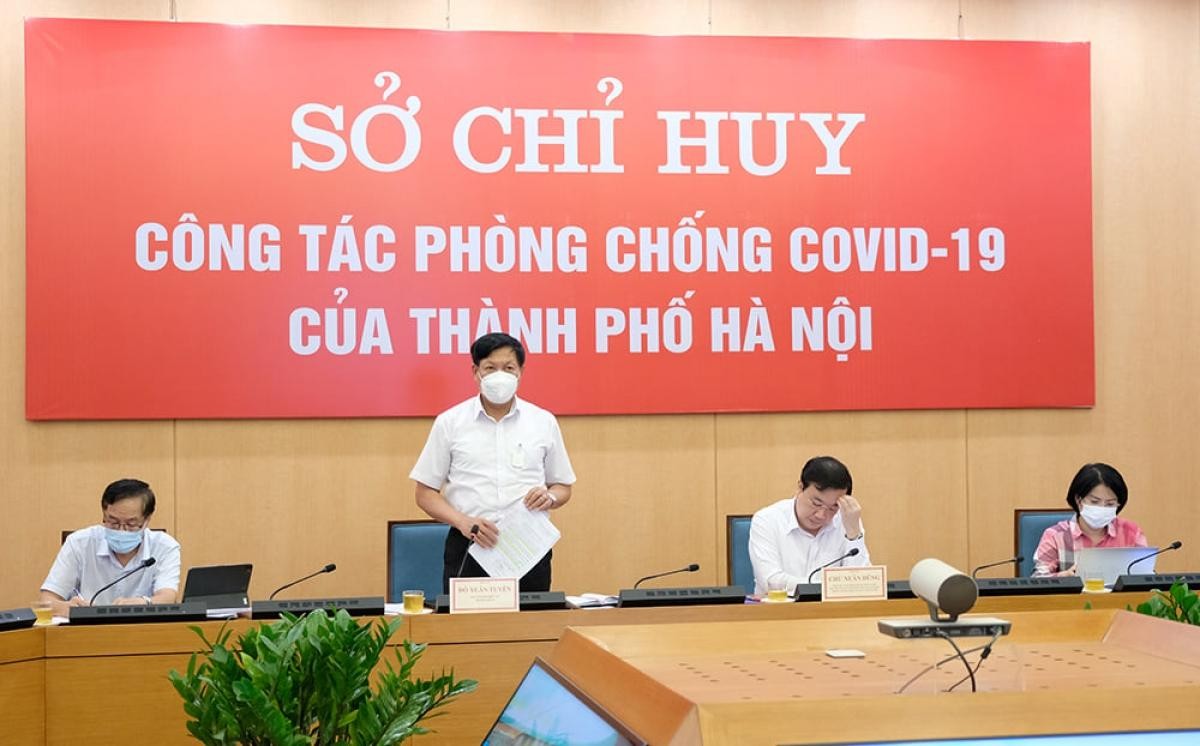 Thứ trưởng Bộ Y tế Đỗ Xuân Tuyên làm việc với UBND TP. Hà Nội về công tác phòng, chống dịch COVID-19. Thứ trưởng Bộ Y tế Đỗ Xuân Tuyên làm việc với UBND TP. Hà Nội về công tác phòng, chống dịch COVID-19.
