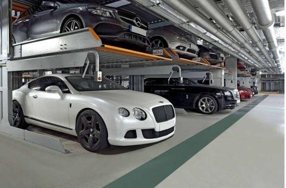 Giải pháp đỗ xe 02 tầng và kiến trúc hầm gửi xe thông minh.