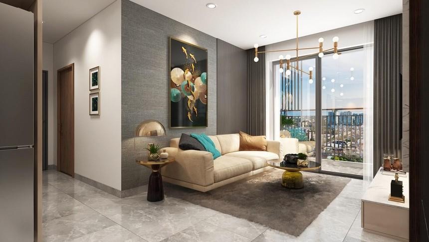 Thiết kế căn hộ nổi bật với nhiều mặt thoáng và ban công dài, rộng. Thiết kế căn hộ nổi bật với nhiều mặt thoáng và ban công dài, rộng.