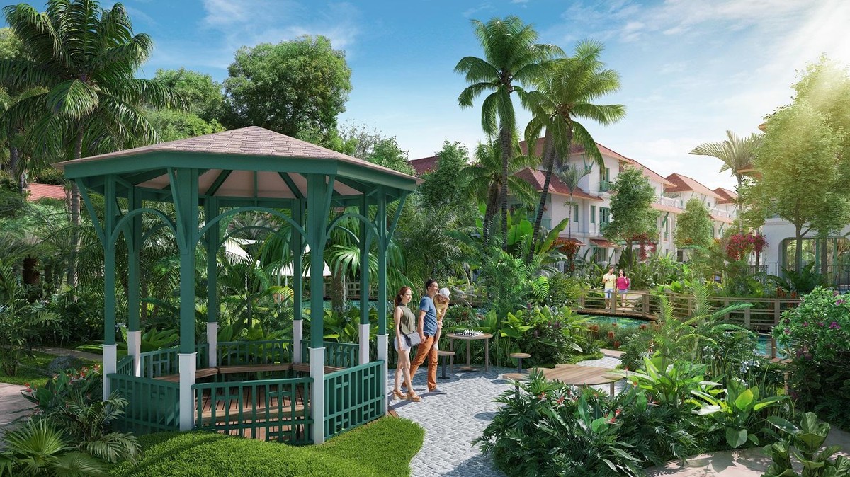 Sun Tropical Village có tới 4 công viên nội khu đậm chất nhiệt đới (Ảnh phối cảnh minh họa). Sun Tropical Village có tới 4 công viên nội khu đậm chất nhiệt đới (Ảnh phối cảnh minh họa).