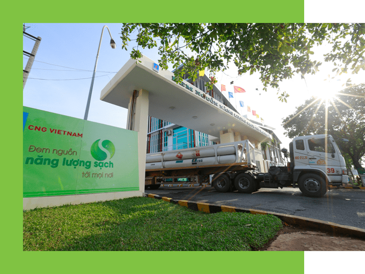 Một trong những trụ sở của CNG Việt Nam duy trì hình ảnh thương hiệu vì môi trường.