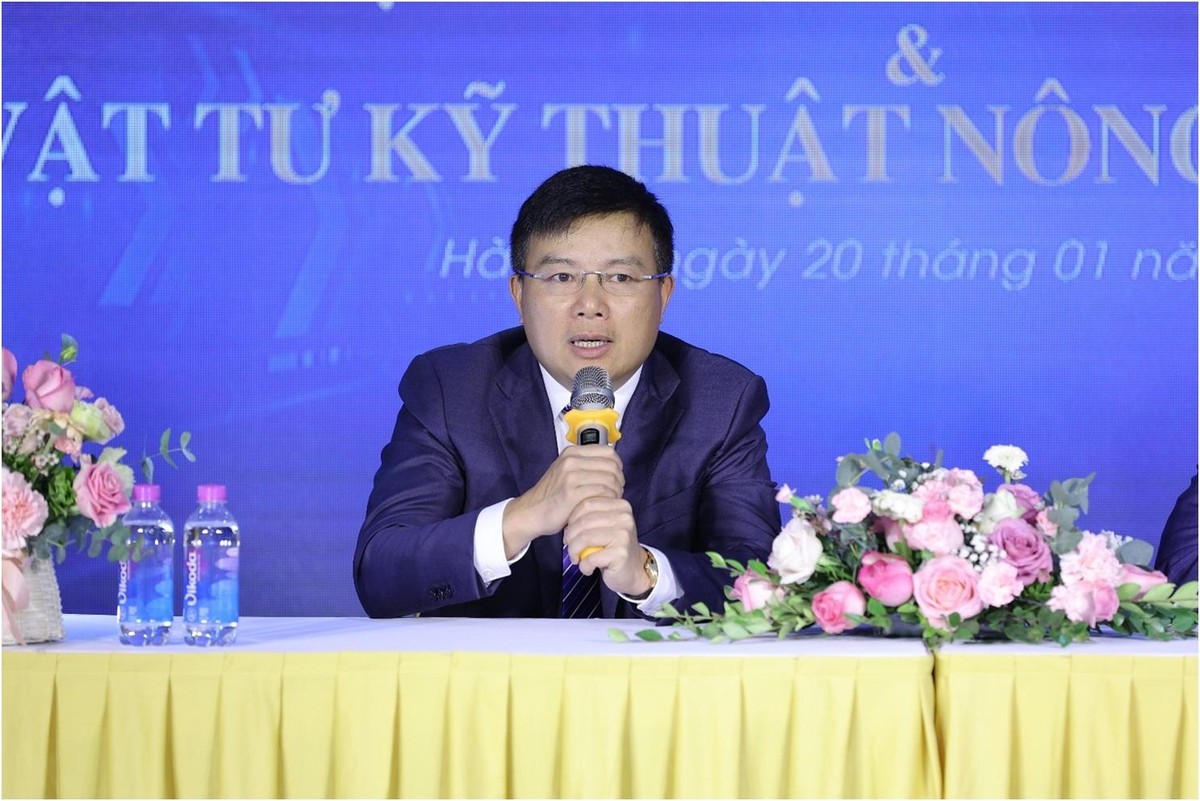 Ông Nguyễn Văn Sang - Chủ tịch HĐQT Tập đoàn FIT - Công ty mẹ của TSC phát biểu tại lễ ký kết.