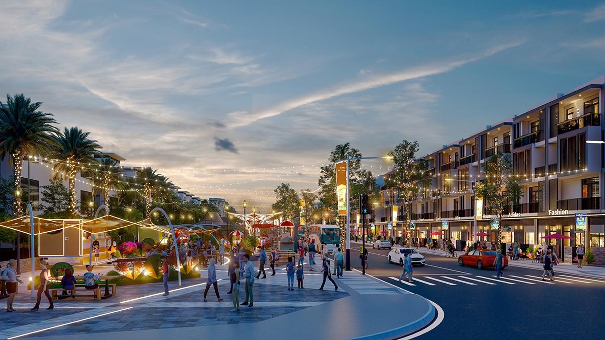 Phố ẩm thực tại đại đô thị T&T City Millennia. Phố ẩm thực tại đại đô thị T&T City Millennia.