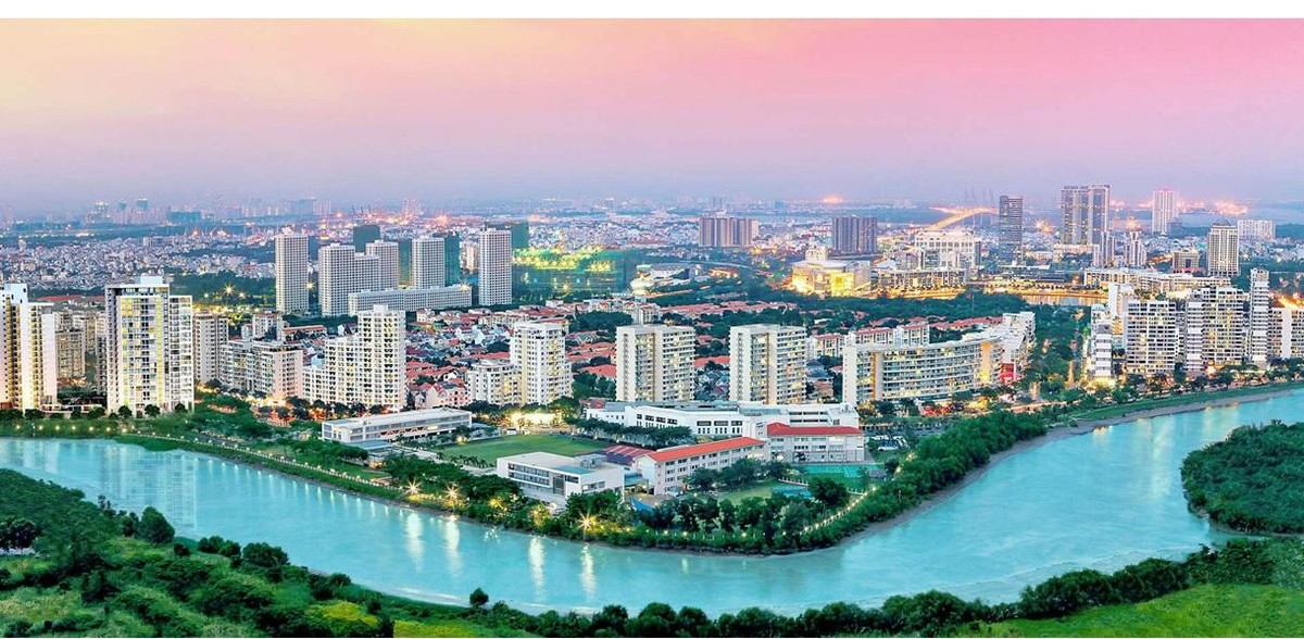 Một “view” nhìn thực tế của Viva Plaza về Phú Mỹ Hưng với cảnh quan tuyệt đẹp.