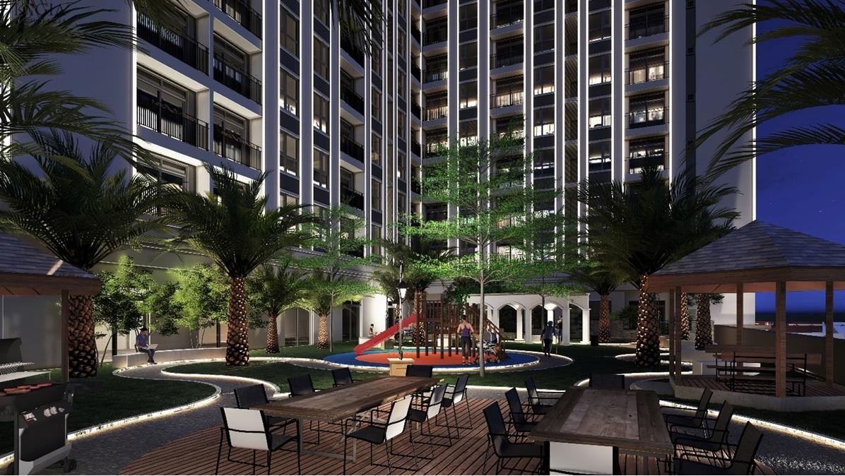 Khu tiệc nướng BBQ ngoài trời kết hợp khu vui chơi trẻ em trên cao đảm bảo an toàn và riêng tư cho cư dân Viva Plaza. Khu tiệc nướng BBQ ngoài trời kết hợp khu vui chơi trẻ em trên cao đảm bảo an toàn và riêng tư cho cư dân Viva Plaza.