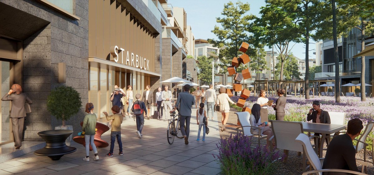 Các tuyến phố tại The Avenue (Ảnh minh họa). Các tuyến phố tại The Avenue (Ảnh minh họa).