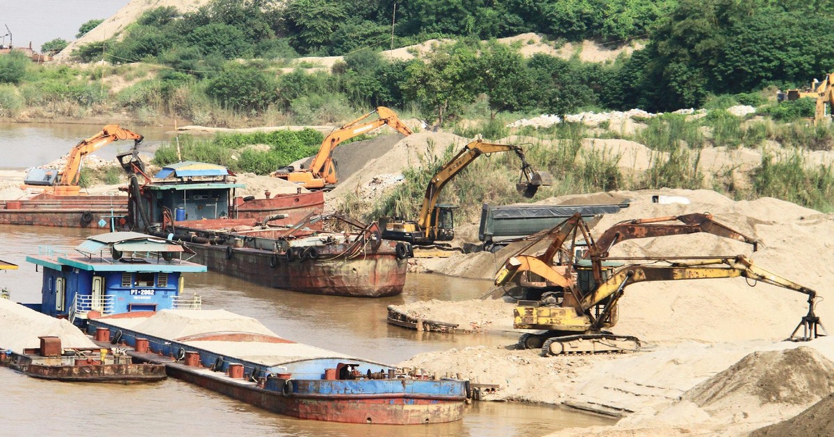 Nỗi lo thiếu cát đang hiện hữu ở nhiều địa phương (Ảnh: Thành Nguyễn)