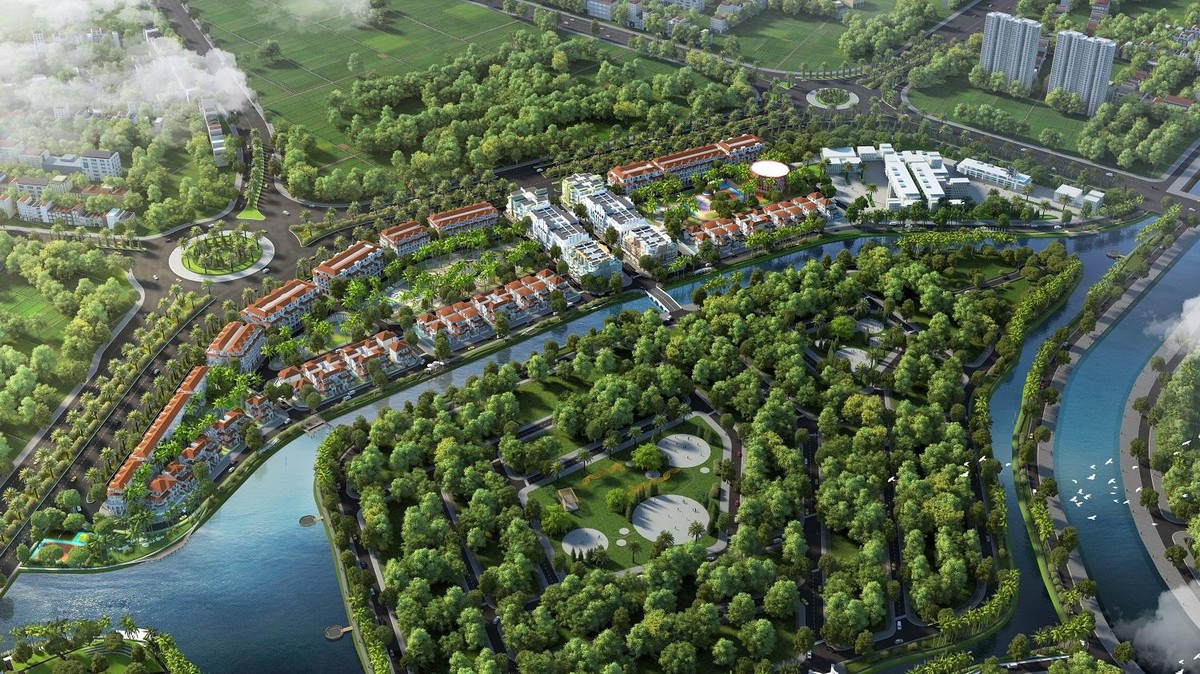 Tổng thể phối cảnh phân khu The Link thuộc khu đô thị sinh thái nghỉ dưỡng ven sông Sun Riverside Village tại Thanh Hóa. Ảnh phối cảnh minh họa. Tổng thể phối cảnh phân khu The Link thuộc khu đô thị sinh thái nghỉ dưỡng ven sông Sun Riverside Village tại Thanh Hóa. Ảnh phối cảnh minh họa.