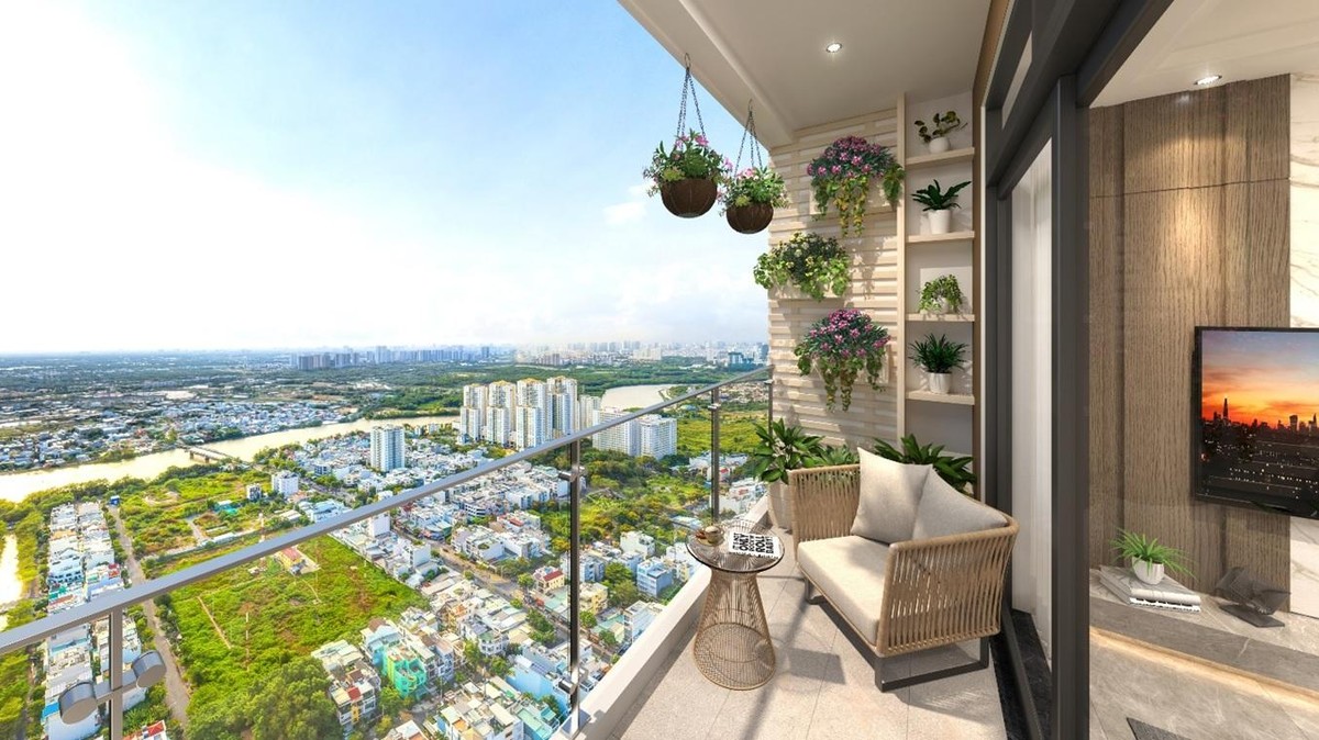 Căn hộ Viva Plaza sở hữu ban công rộng, tầm nhìn rộng thoáng ra xung quanh. Căn hộ Viva Plaza sở hữu ban công rộng, tầm nhìn rộng thoáng ra xung quanh.