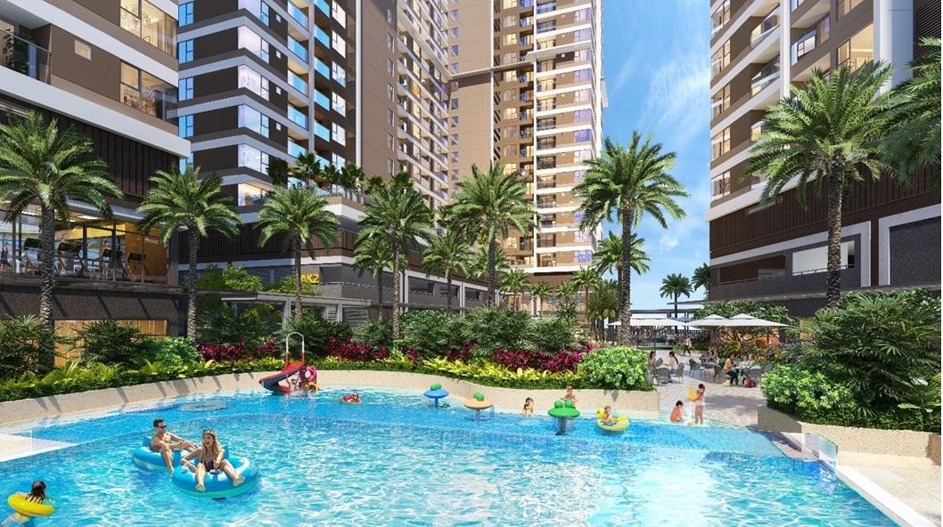 Không gian sống thiết kế như khu nghỉ dưỡng tại Akari City.