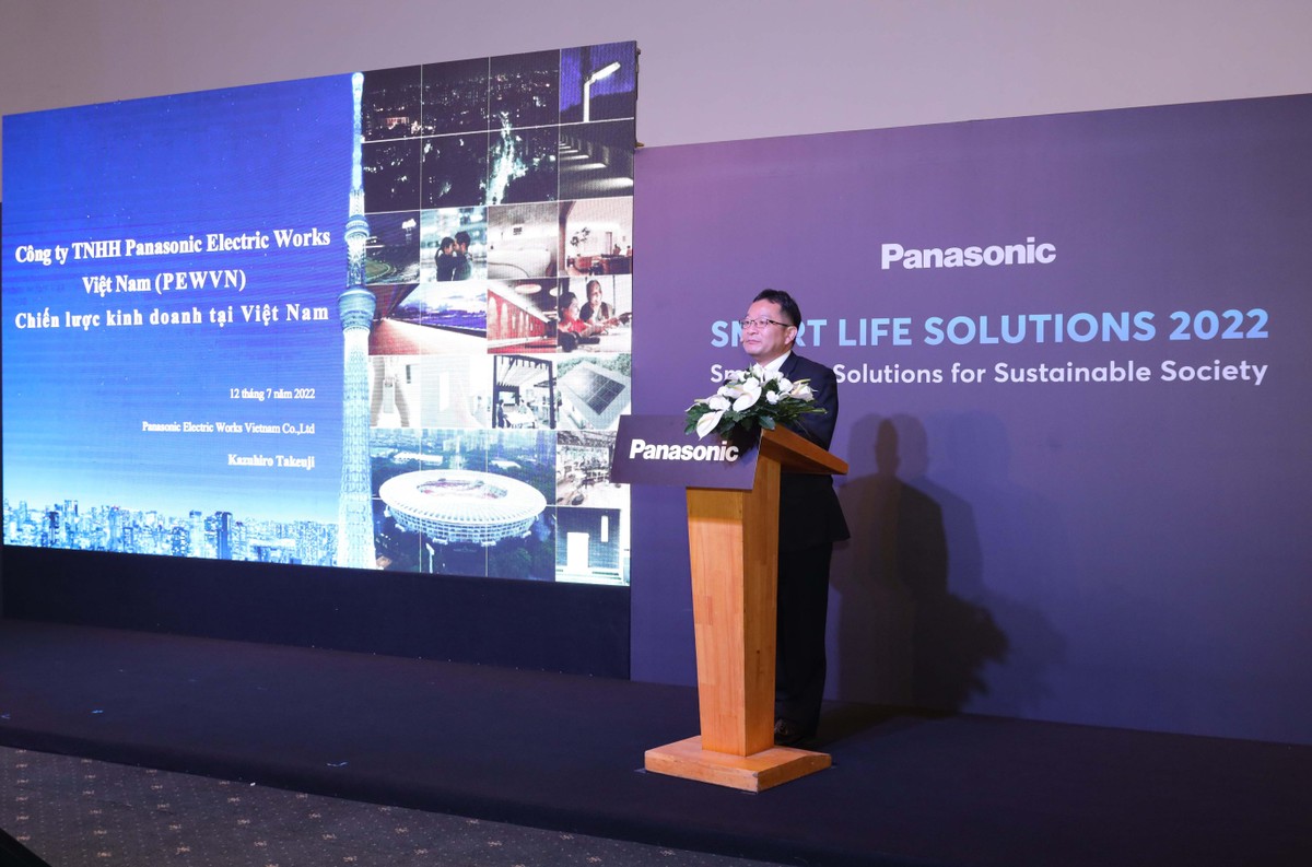 Ông Kazuhiro Takeuji - Tổng giám đốc Panasonic Electric Works Việt Nam.