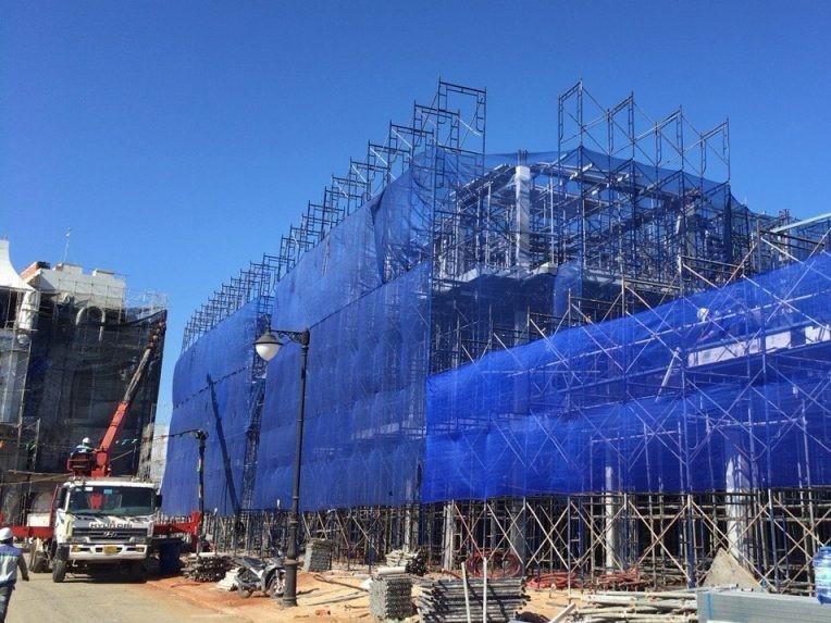 Mục đích phát hành lô trái phiếu 1 ngàn tỷ đồng là để góp vốn theo hợp đồng hợp tác kinh doanh giữa Fuji Nutri Food và Công ty cổ phần Địa ốc Ngân Hiệp. Trong ảnh: Dự án Khu Du lịch Hồ Tràm 1 do Công ty cổ phần Địa ốc Ngân Hiệp làm chủ đầu tư đang được xây dựng tại Bà Rịa - Vũng Tàu.