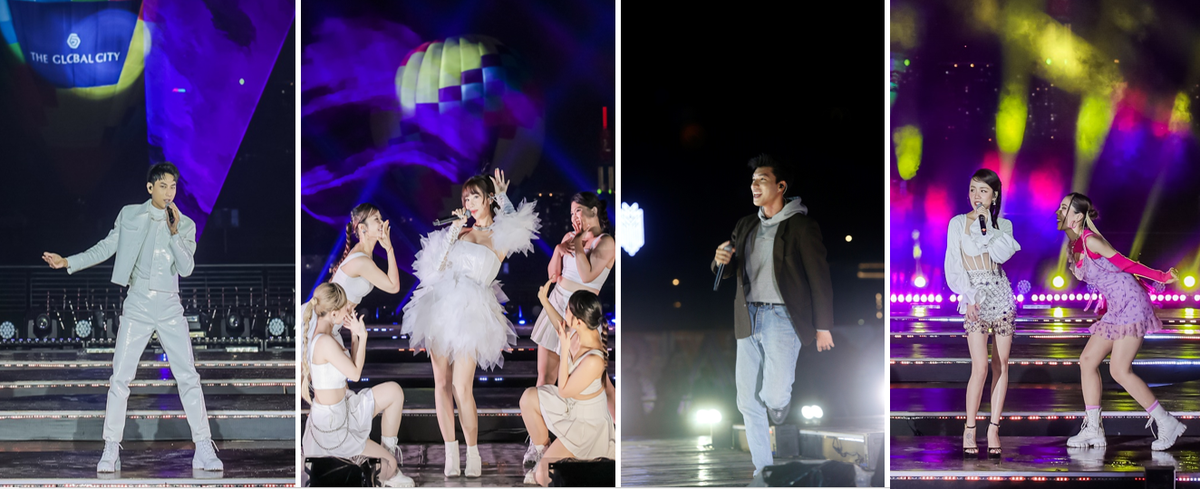 Sôi động với các màn trình diễn từ các ca sĩ nổi tiếng hàng đầu Việt Nam như Isaac, Min, Hieuthuhai, Phương Ly… Sôi động với các màn trình diễn từ các ca sĩ nổi tiếng hàng đầu Việt Nam như Isaac, Min, Hieuthuhai, Phương Ly…