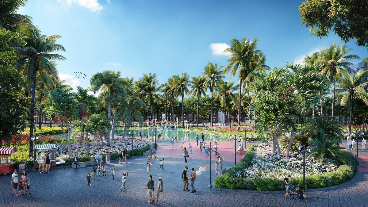 Hệ thống tiện ích đa dạng, hiện đại sẽ đáp ứng nhu cầu an cư lâu dài của người dân. Ảnh phối cảnh minh họa.