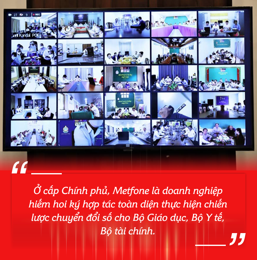 Lễ bàn giao 26 cầu truyền hình cho Bộ Giáo dục, Thanh niên và Thể thao Campuchia.