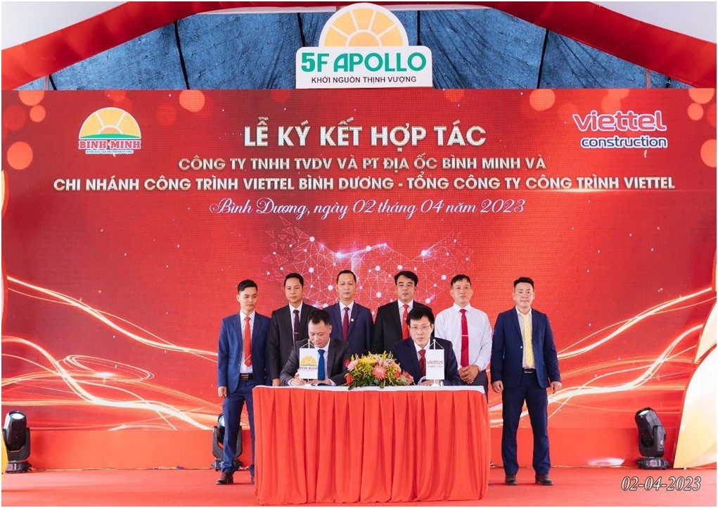 Trong khuôn khổ sự kiện, Hệ thống 5F còn tổ chức Lễ ký kết hợp tác với Viettel Construction để đầu tư phát triển hạ tầng công nghệ cho khu compound thông minh, khép kín, giá rẻ 5F Apollo. Trong khuôn khổ sự kiện, Hệ thống 5F còn tổ chức Lễ ký kết hợp tác với Viettel Construction để đầu tư phát triển hạ tầng công nghệ cho khu compound thông minh, khép kín, giá rẻ 5F Apollo.