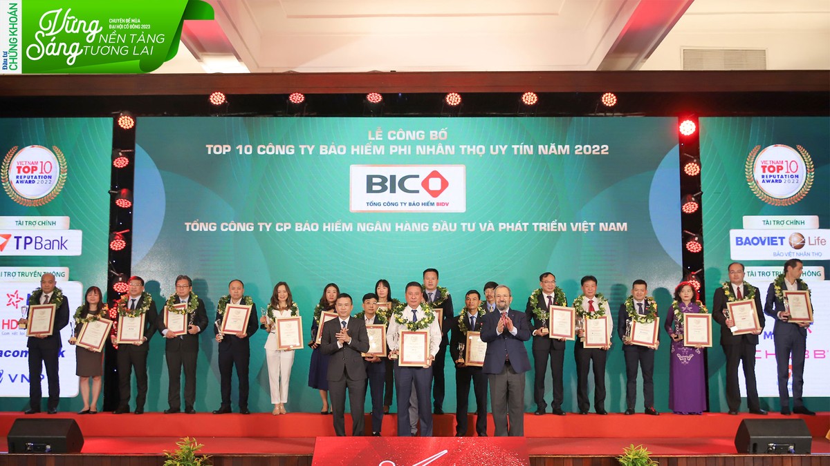 Năm 2022, BIC được vinh danh với nhiều danh hiệu, giải thưởng uy tín