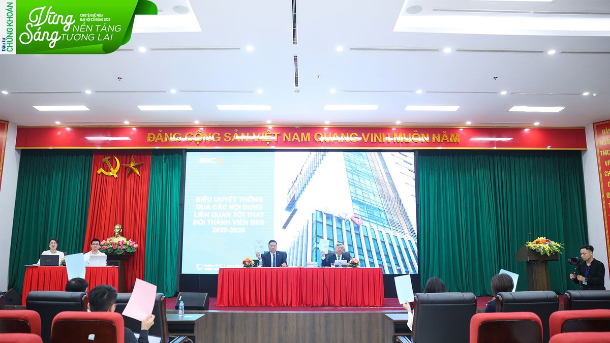 Đại hội đồng cổ đông BIC thống nhất các nội dung, báo cáo tại Đại hội.