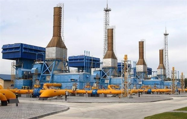 Một cơ sở lọc dầu tại khu vực Slonim. (Ảnh: TASS/TTXVN).