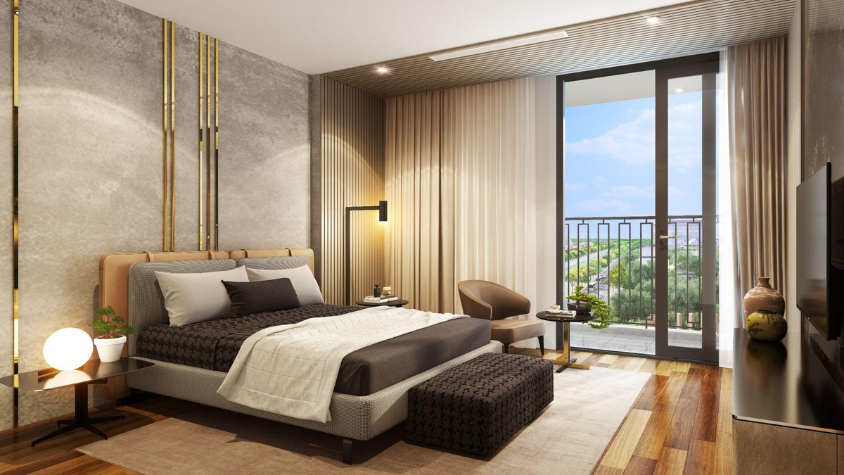 Căn hộ Hinode City tràn ngập ánh sáng tự nhiên nhờ thiết kế kính Low-E chạm trần. Ảnh: TL. Căn hộ Hinode City tràn ngập ánh sáng tự nhiên nhờ thiết kế kính Low-E chạm trần. Ảnh: TL.