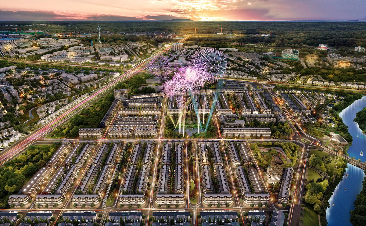 Phối cảnh khu đô thị Five Star Eco City. Phối cảnh khu đô thị Five Star Eco City.