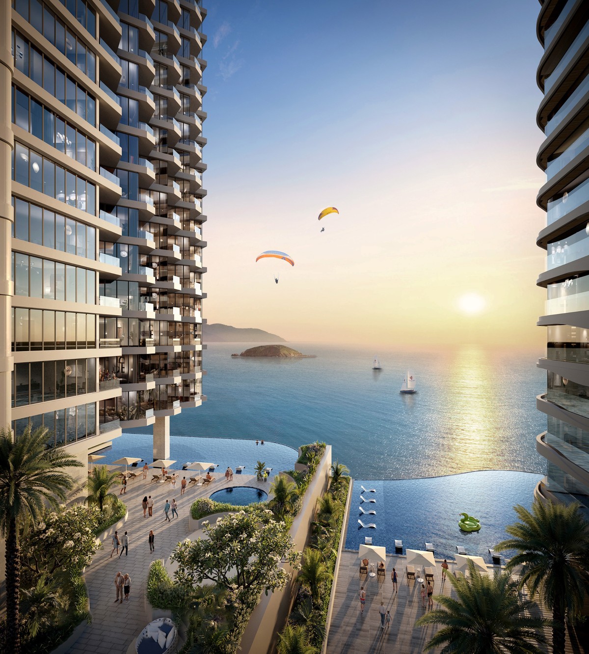 Căn hộ mặt biển cao cấp bậc nhất Nha Trang - 100% view biển núi. Căn hộ mặt biển cao cấp bậc nhất Nha Trang - 100% view biển núi.