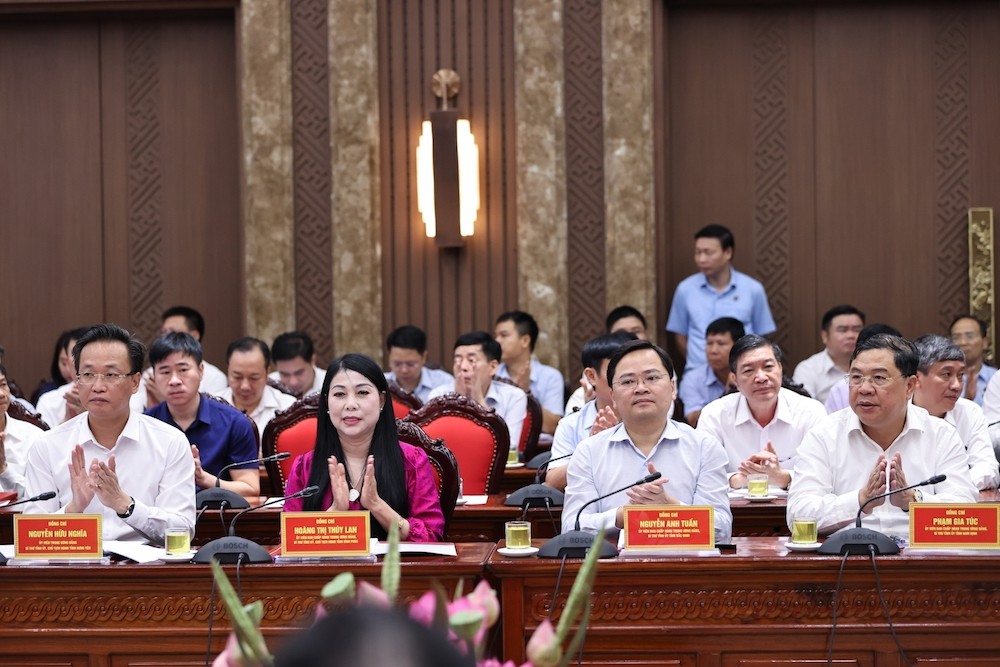 Đại diện các địa phương vùng đồng bằng sông Hồng tham dự Hội nghị (Ảnh: Nhật Bắc). Đại diện các địa phương vùng đồng bằng sông Hồng tham dự Hội nghị (Ảnh: Nhật Bắc).