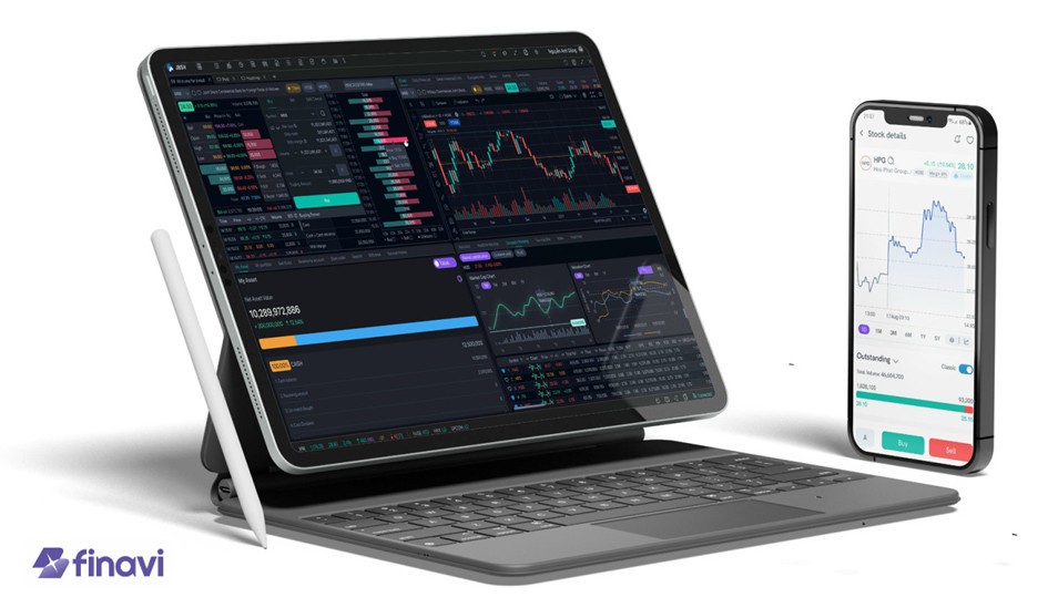 Nền tảng giao dịch chứng khoán Finavi của JBSV hướng tới cung cấp các dịch vụ giao dịch chứng khoán công nghệ tiên tiến với hiệu quả chi phí cao.