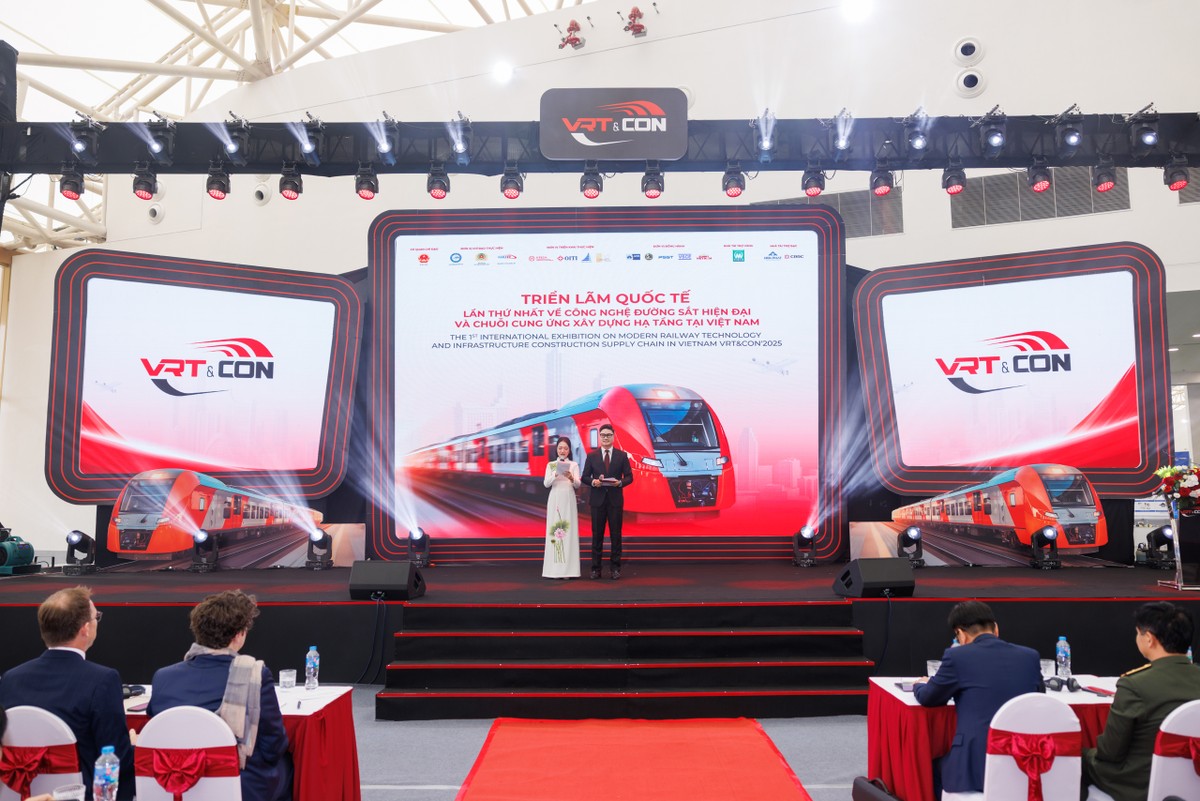 Triển lãm VRT&amp;CONS 2025 mở ra diễn đàn hợp tác, kết nối đầu tư phát triển công nghệ và hạ tầng đường sắt hiện đại của Việt Nam.